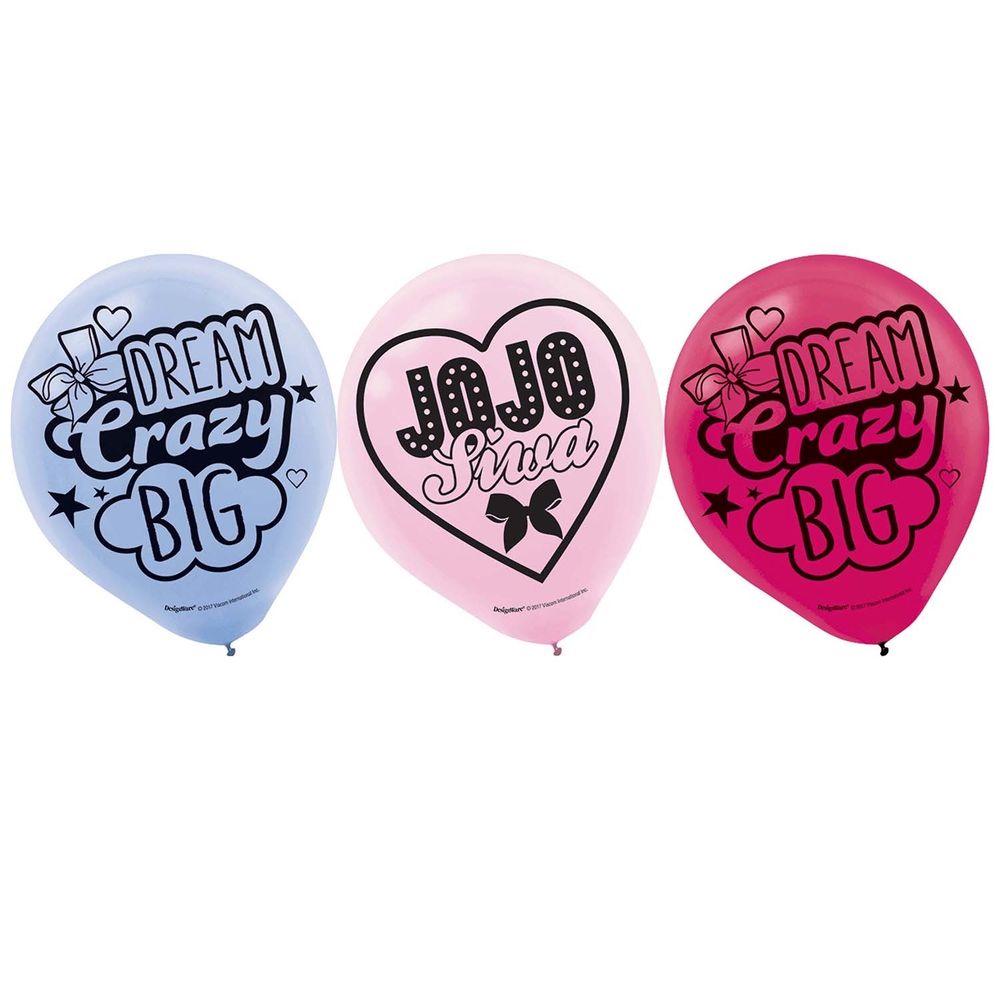 Amscan JoJo Siwa 12" Latex Balloons (6 ct)