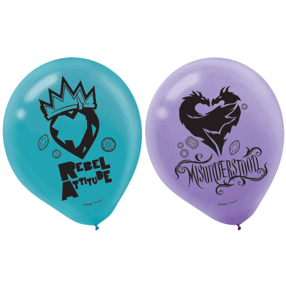 Amscan Descendants 2 12" Latex Balloons (6 ct)