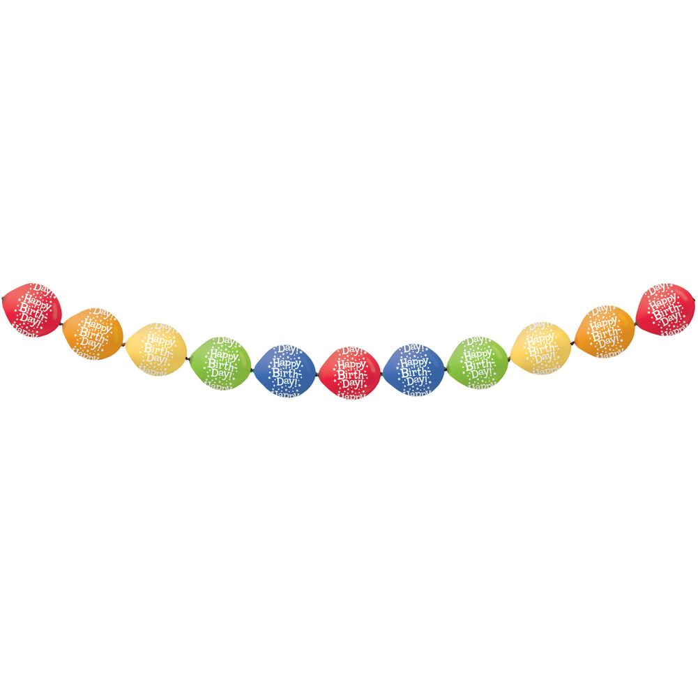 Birthday Stars 13" Balloon Garland Latex Balloons (10ct)