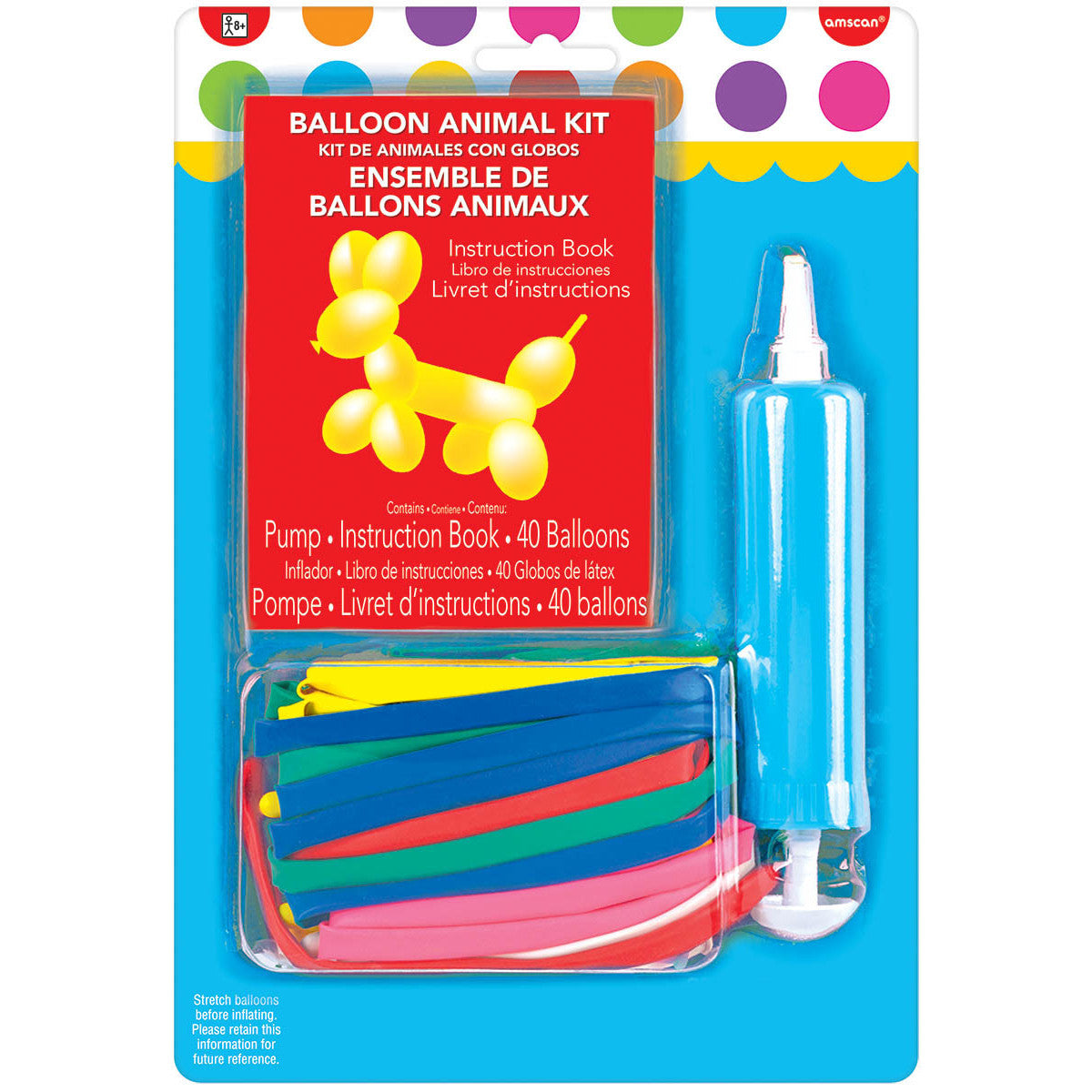 Twisty Balloon Kit With Pump