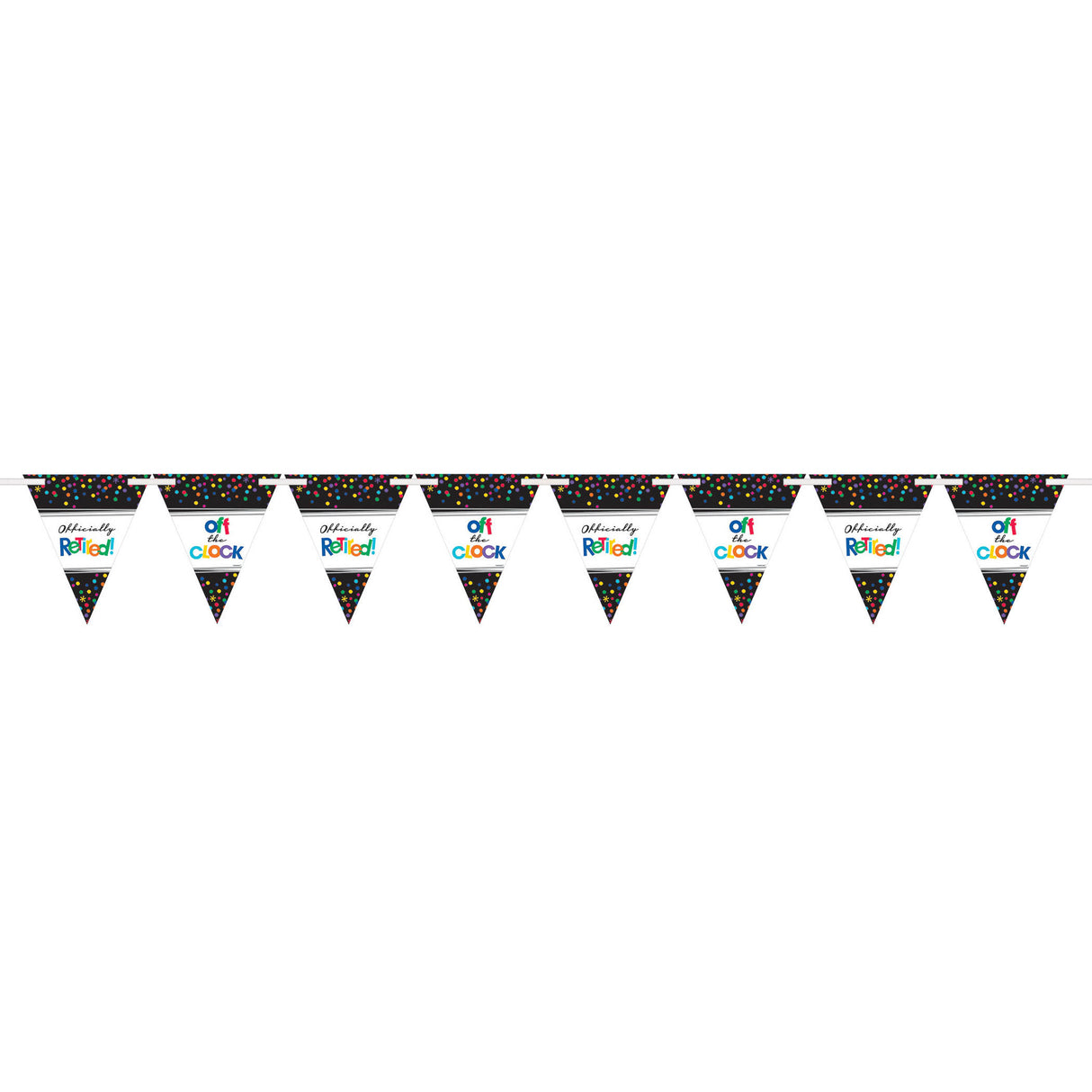 Officially Retired Pennant Banner