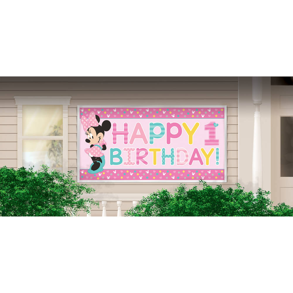 Minnie Fun To Be One Party Banner