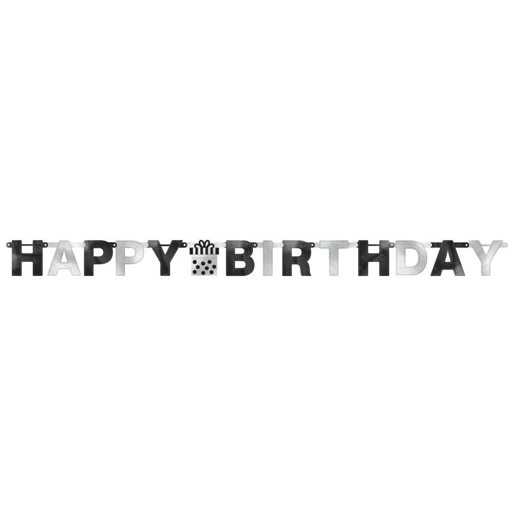 Chalkboard Birthday Letter Banner