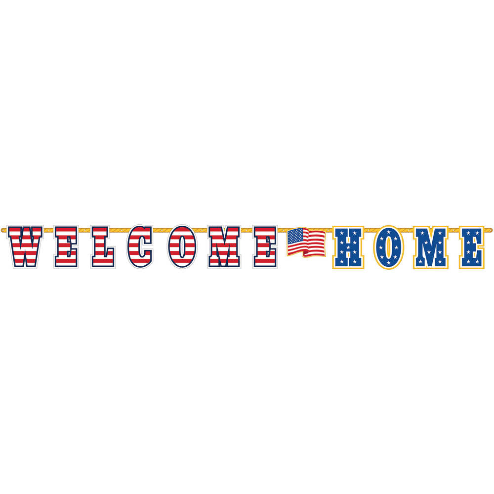 Welcome Home Letter Banner