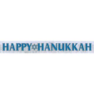 Hanukkah Fringed Glitter Banner