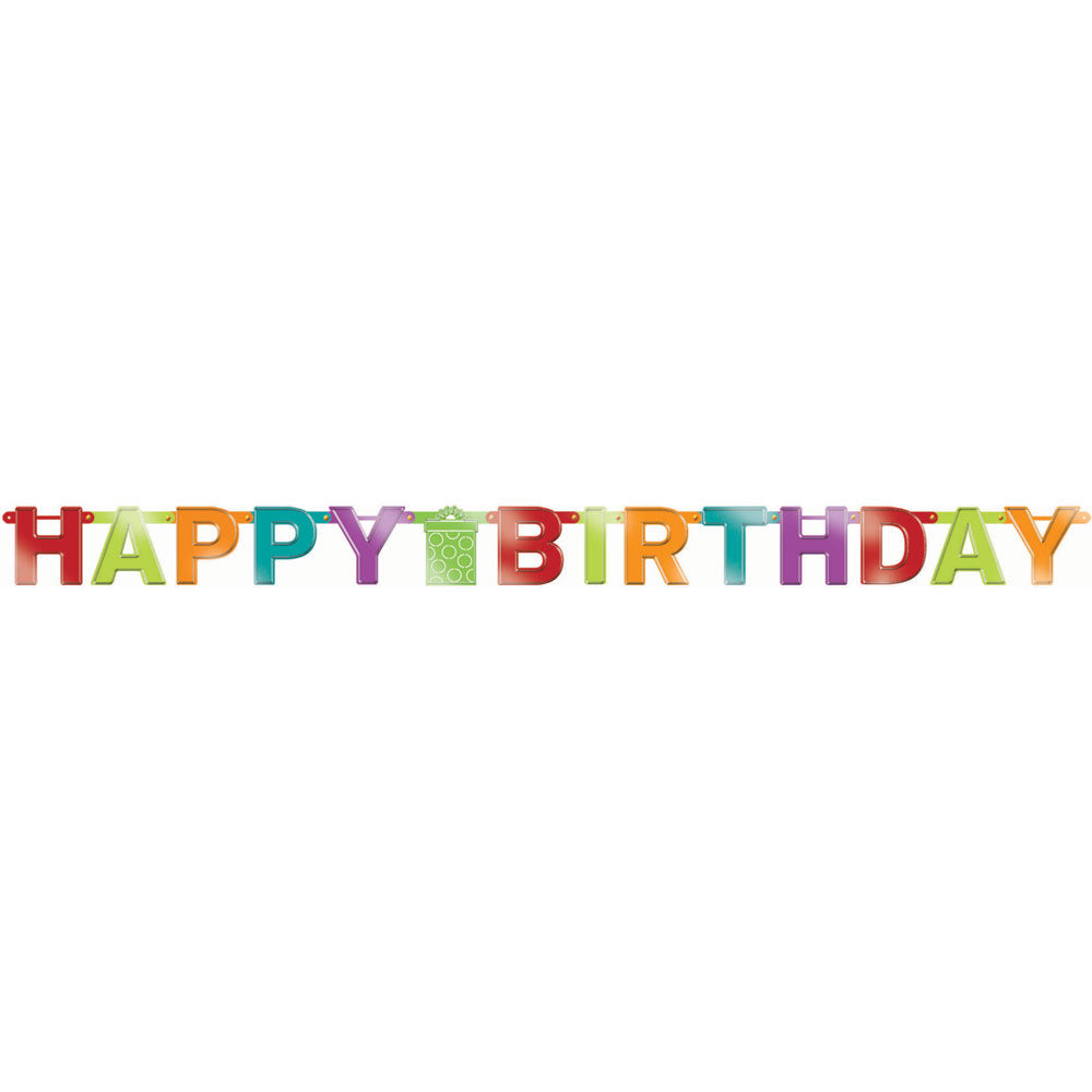 Birthday Fever Letter Banner