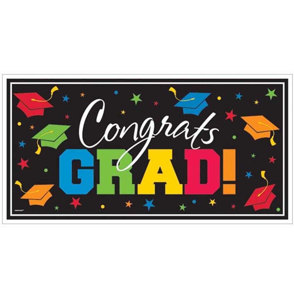 Congrats Grad Large Horizontal Banner