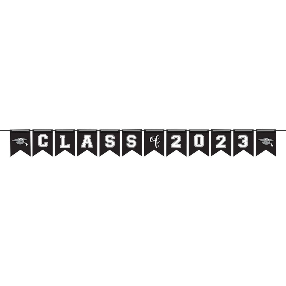 Grad Class Of 2023 Layered Banner White (1ct)