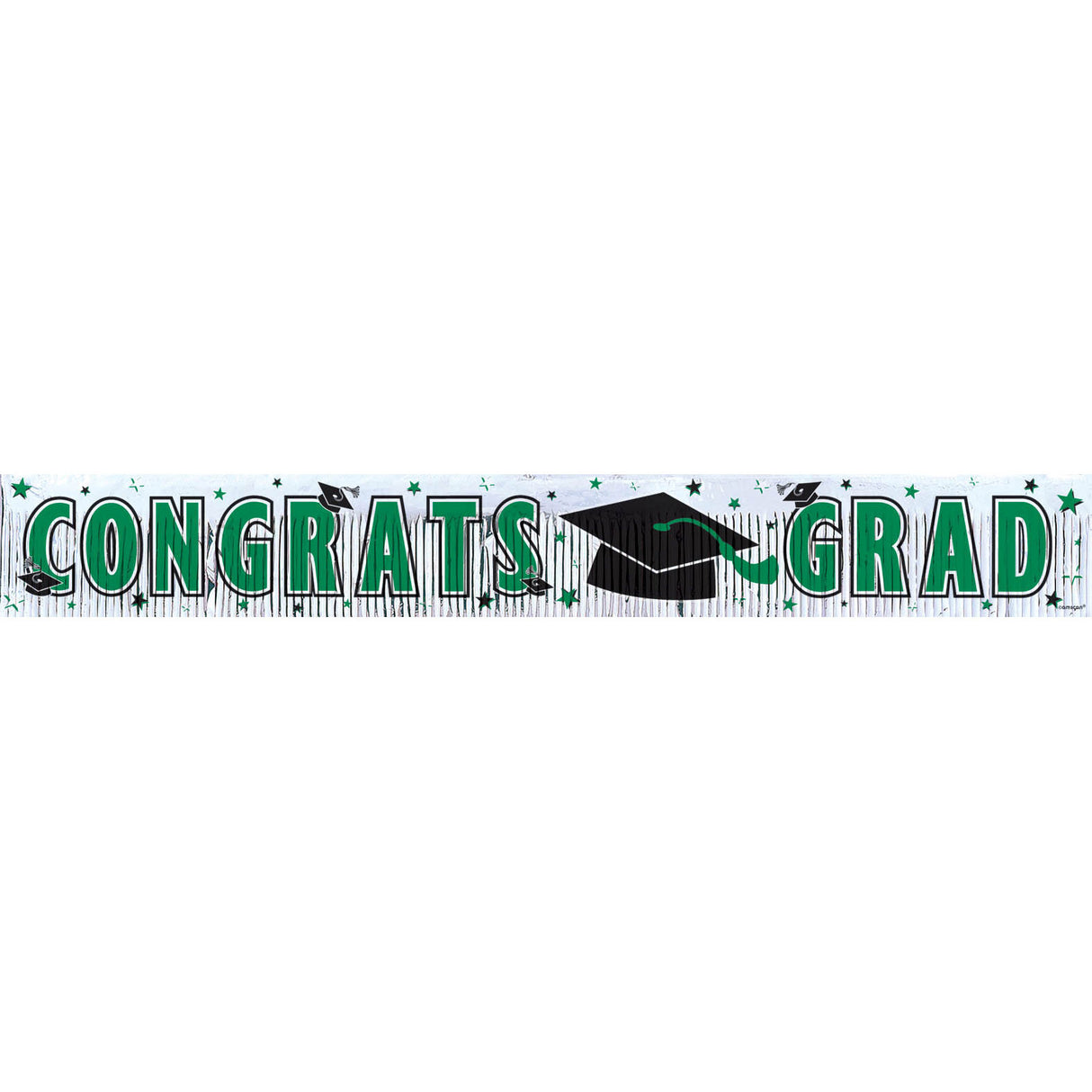 5' Congrats Grad Banner- Green