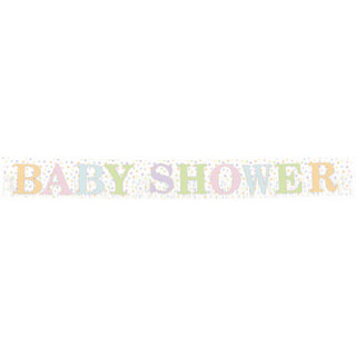 Fringe Baby Shower Banner- Glitter