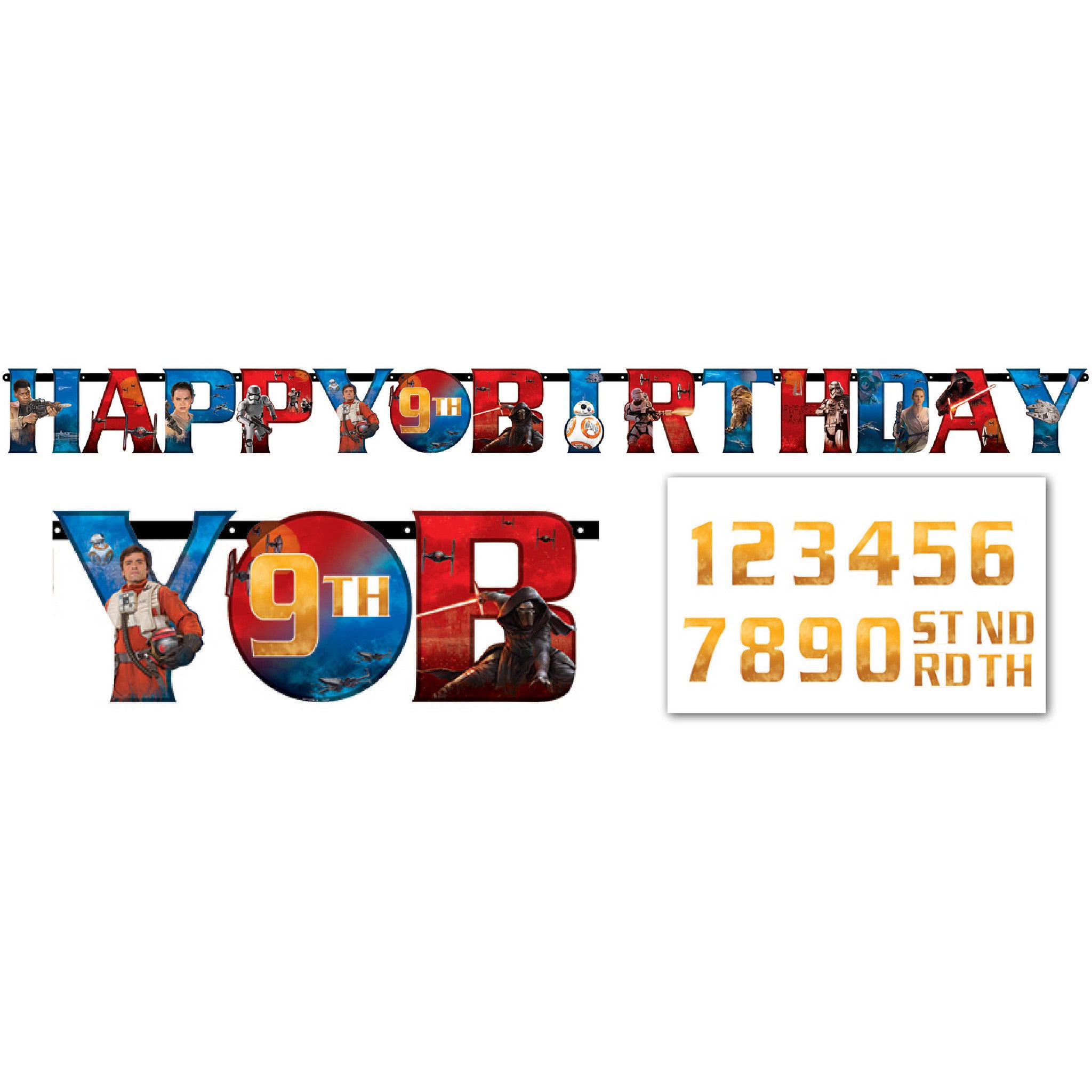 Star Wars Letter Banner