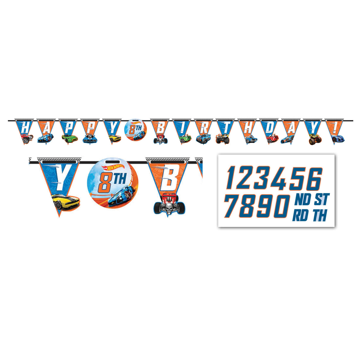 Hot Wheels Wild Racer Letter Banner