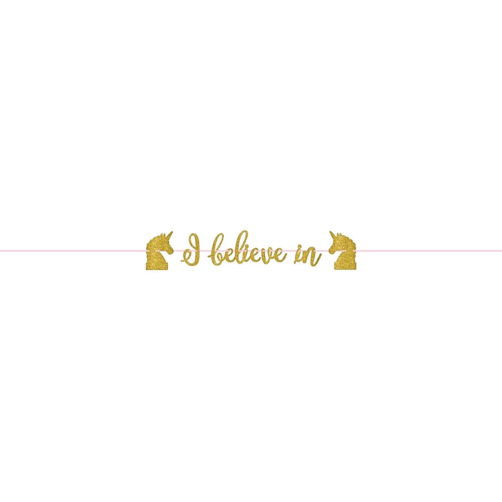 Magical Unicorn Letter Banner