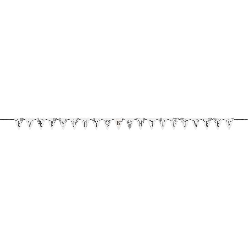 ©Disney Tim Burton's Nightmare Before Christmas Canvas Pennant Banner
