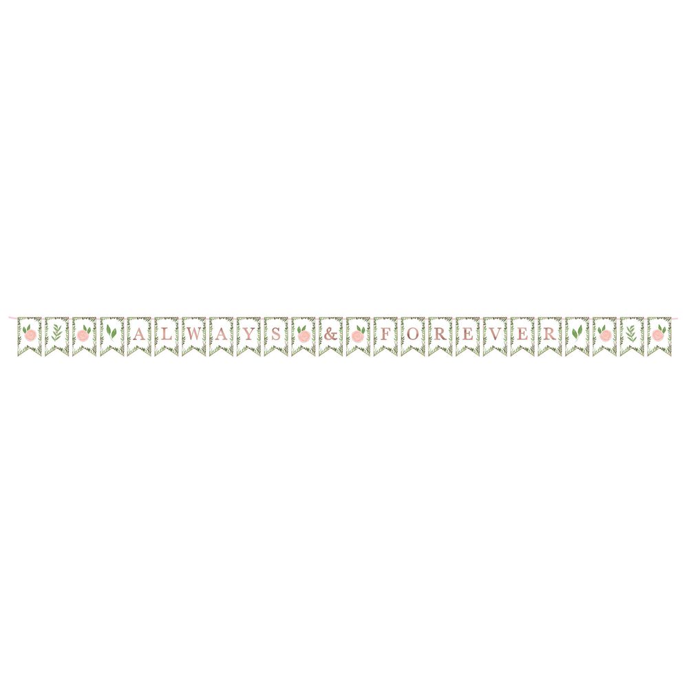 Love and Leaves Pennant Banner