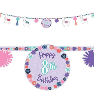 Llama Fun Happy Birthday Add-an-Age Banner Kit