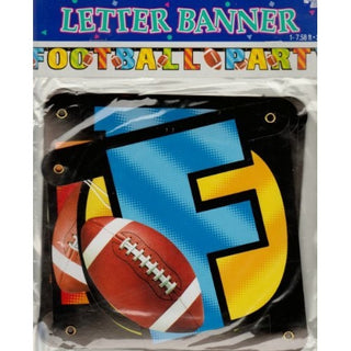 Footbally Party Letter Banner