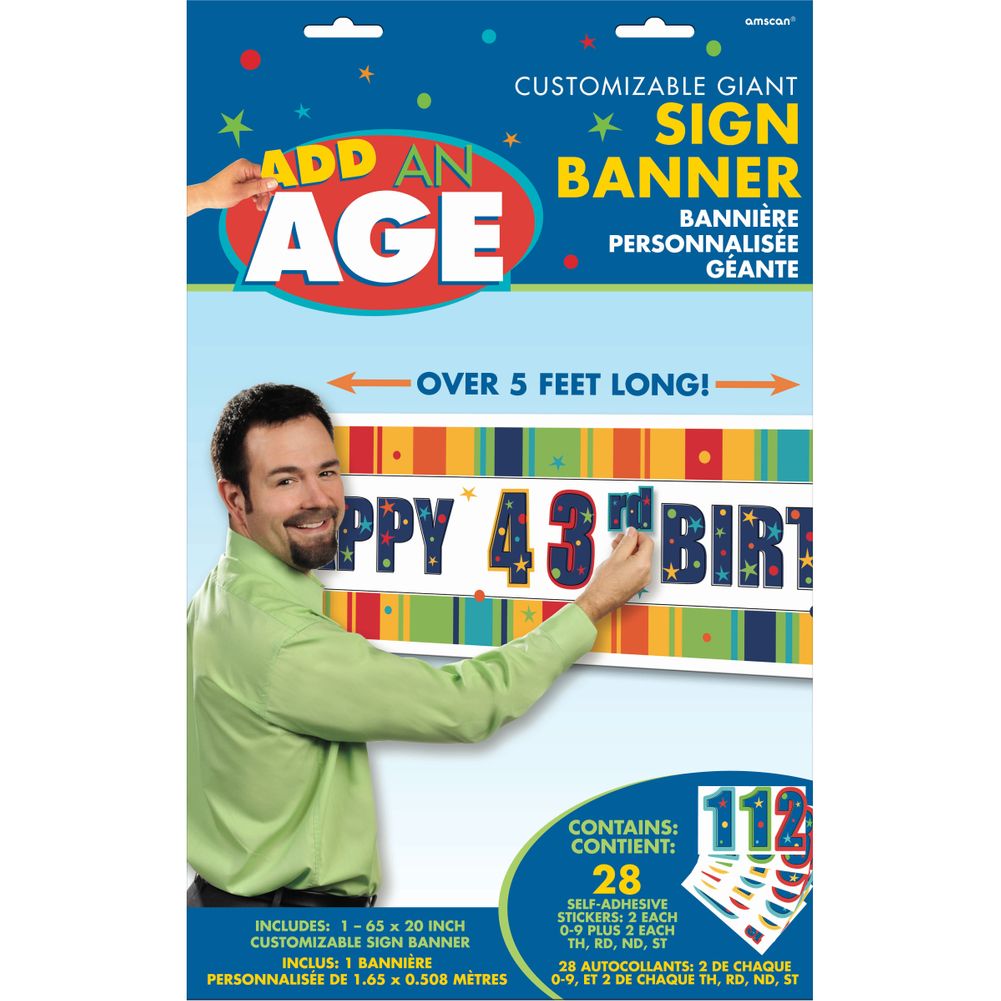 A Year To Celebrate - Happy Birthday Customizable Banners