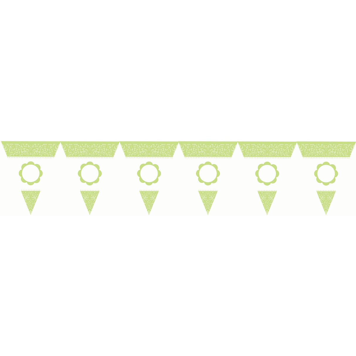 Pennant Banner- Honeydew