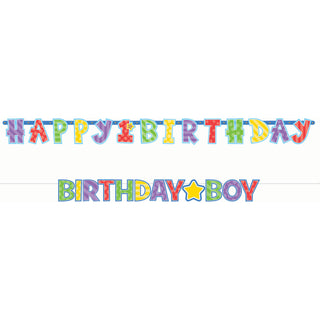 Birthday Boy Letter Banner Combo Pack