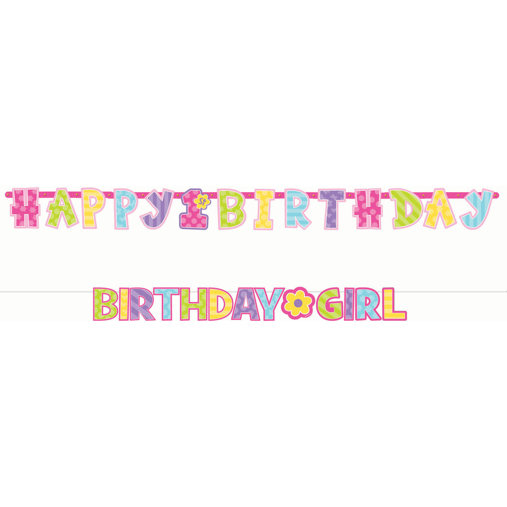 Birthday Girl Letter Banner Combo Pack
