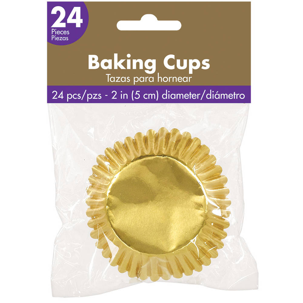Metallic Gold 2" Baking Cups (24ct)