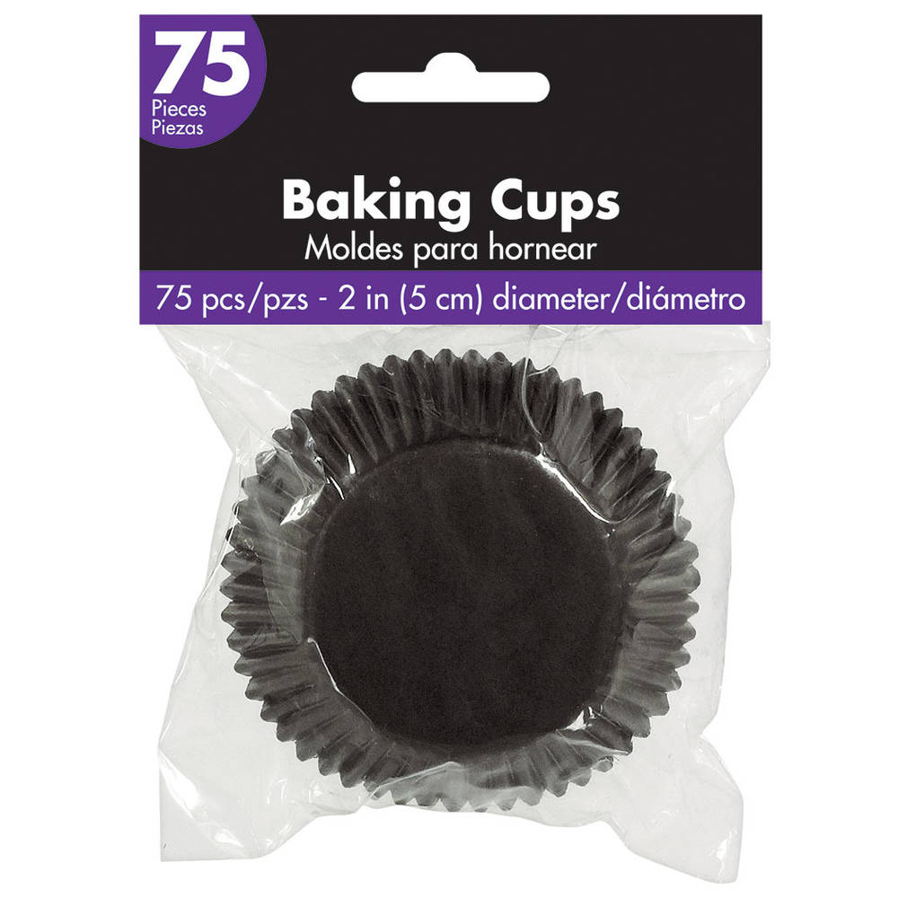 Black 2" Baking Cups (75ct)
