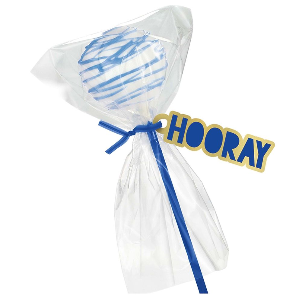 Royal Blue Treat Pop Kit & Favor Bags (24 ct)