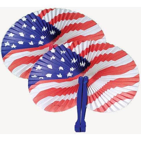 Patriotic Folding Fans