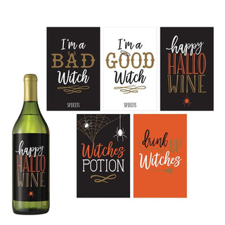 Assorted Wicked Bottle Labels (5 ct)
