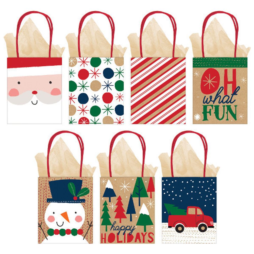 Oh What Fun Small Vertical Bags (7 ct)