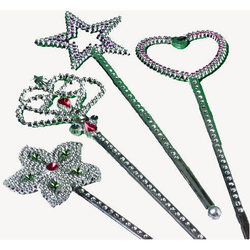 Silver Plastic Wands