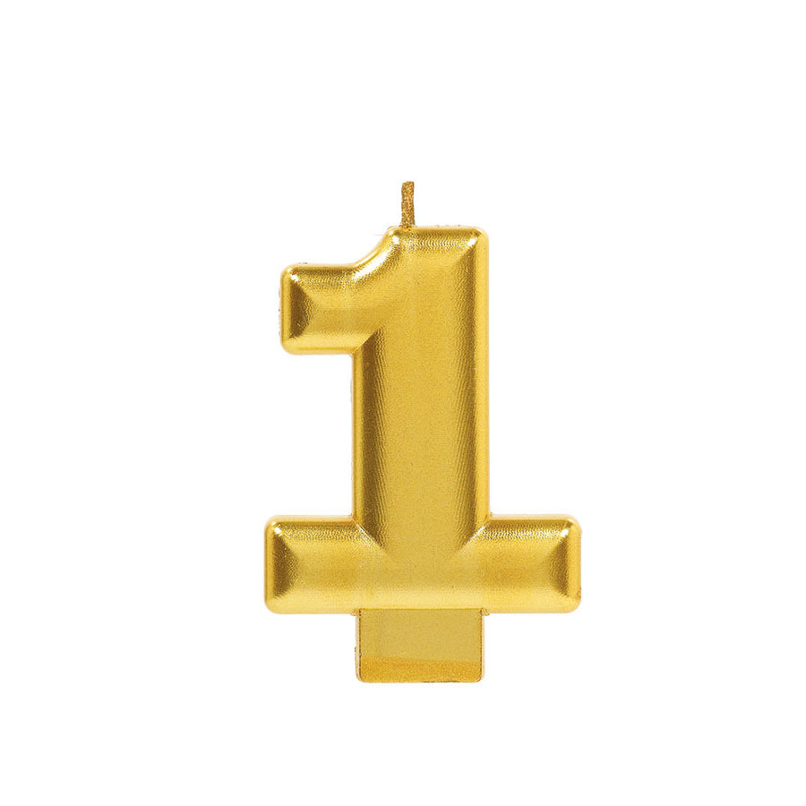 Metallic Gold #1 Birthday Glitter 3.25