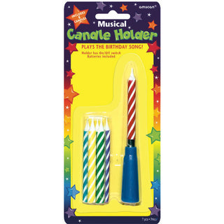 Candles with Musical Holder