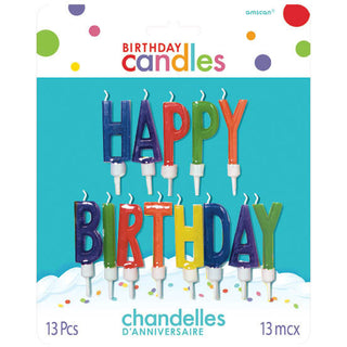Happy Birthday Letter Candles