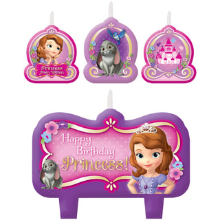 Sofia the First Molded Candles