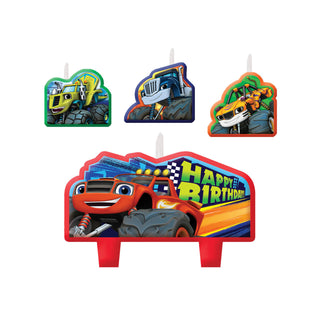 Blaze and the Monster Machines Birthday Candle Set (4ct)