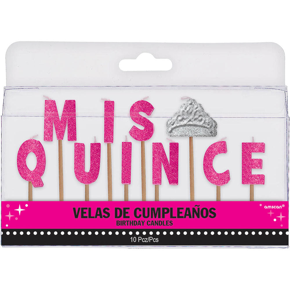 Mis Quince Pick Candles