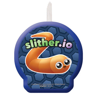 Slither.io Molded Candle
