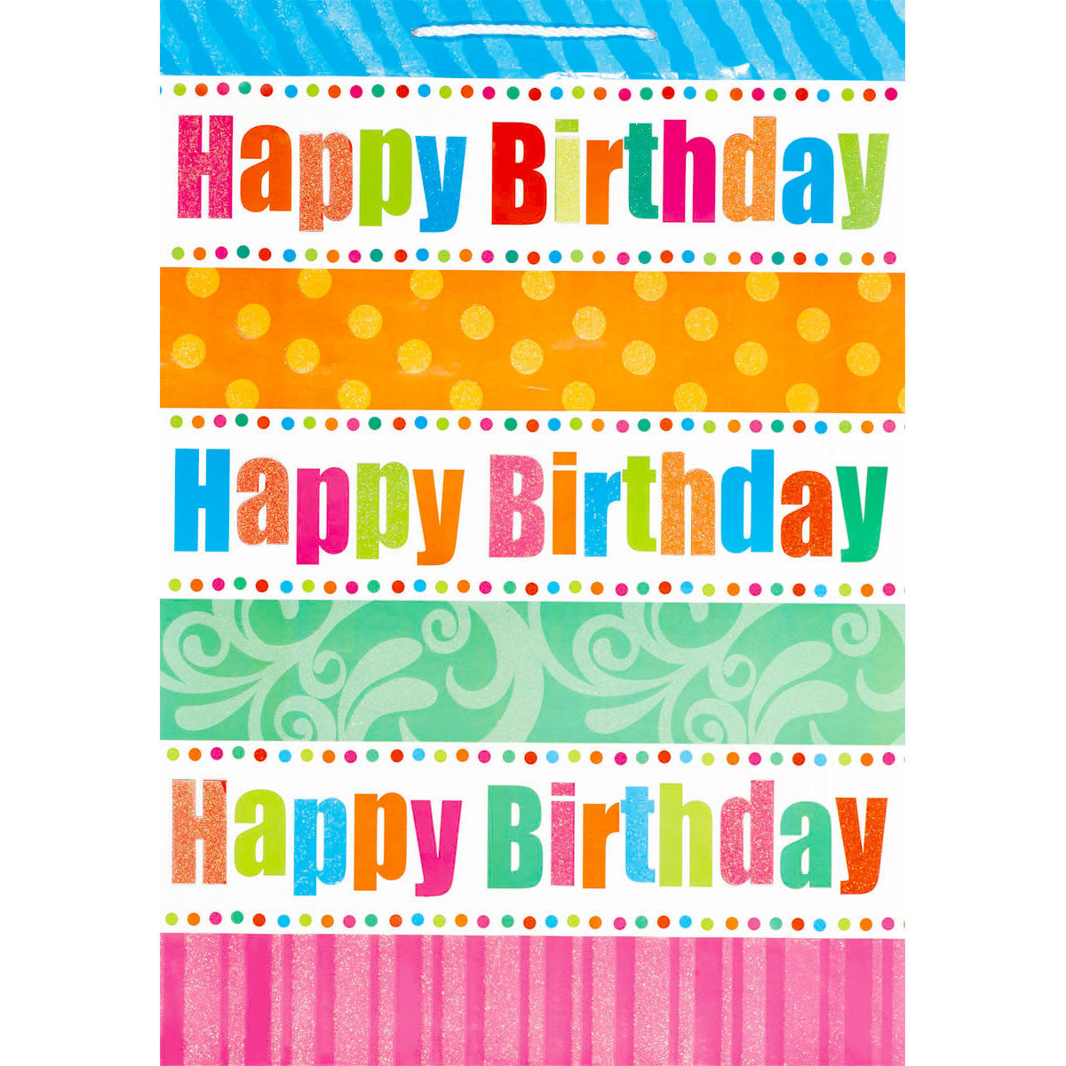 Tres Happy Birthday Gift Bag