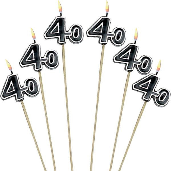 Oh No 40 Candles on a Stick