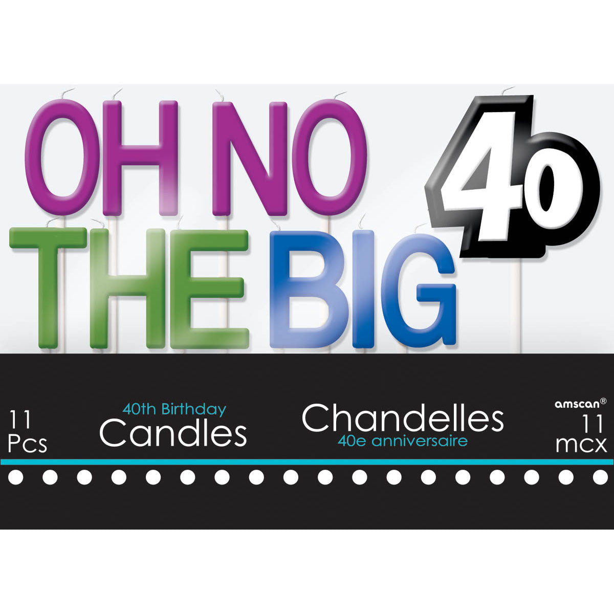 Oh No.. 40 Cake Candles