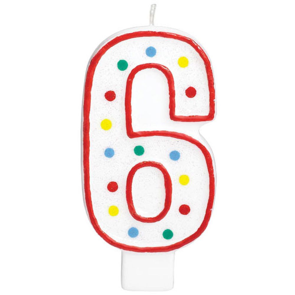 6 Number Candle