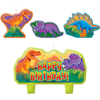 Prehistoric Party Molded Candles
