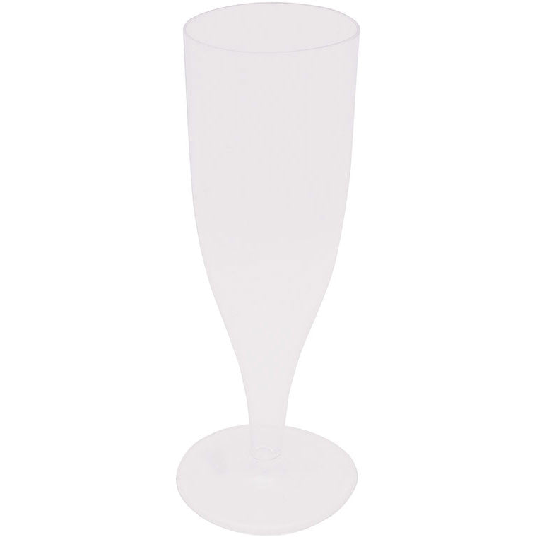 Clear Plastic Glasses, Champagne 4 oz