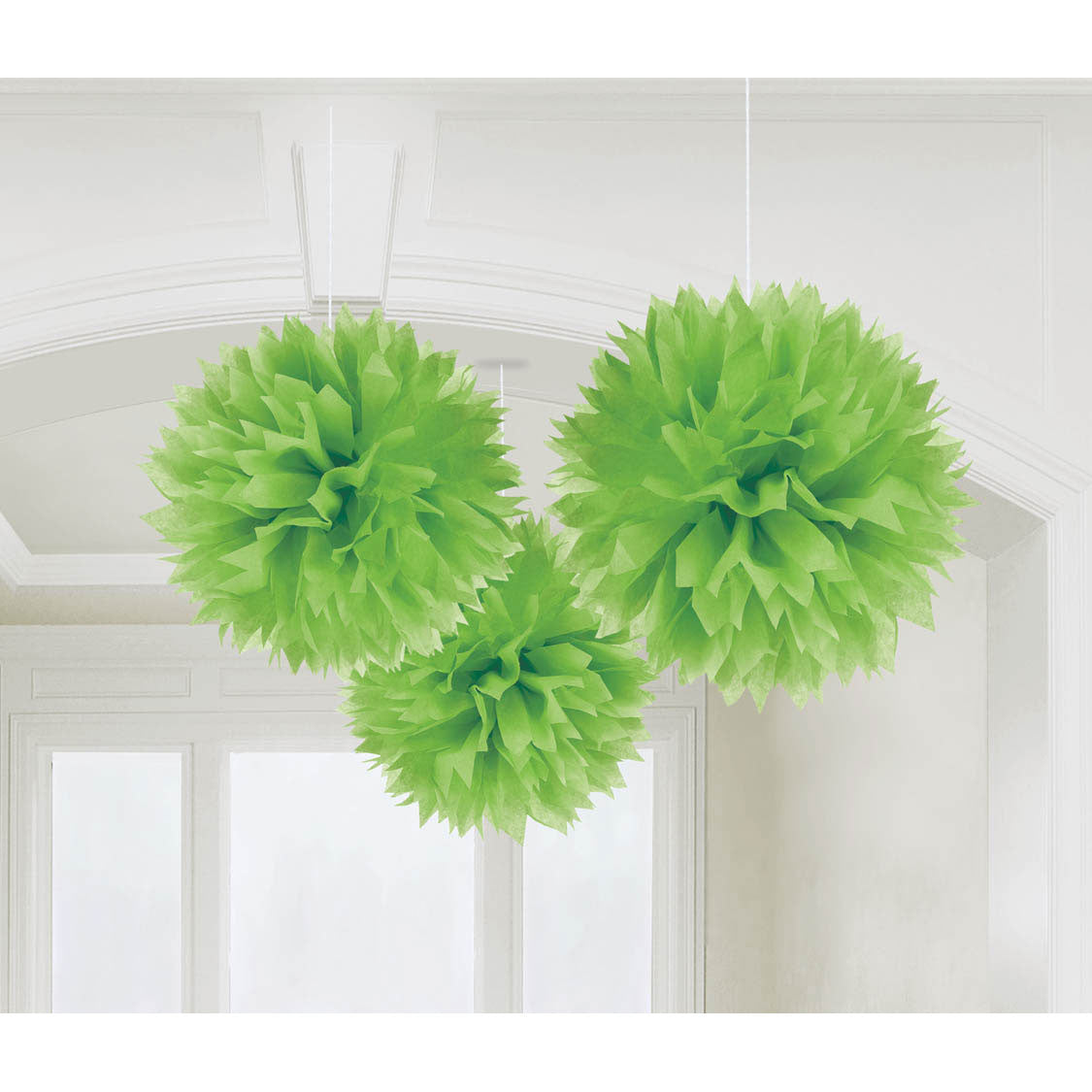 Kiwi Fluffy Tissue Balls, 3ct