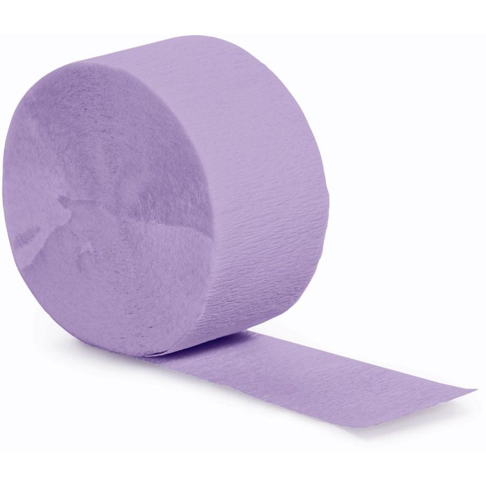 81' Luscious Lavender Crepe Streamer