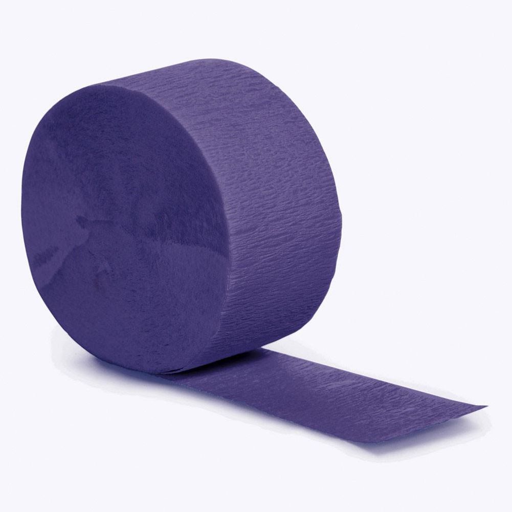 81' Purple Crepe Streamer