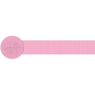 81' New Pink Crepe Paper Streamer