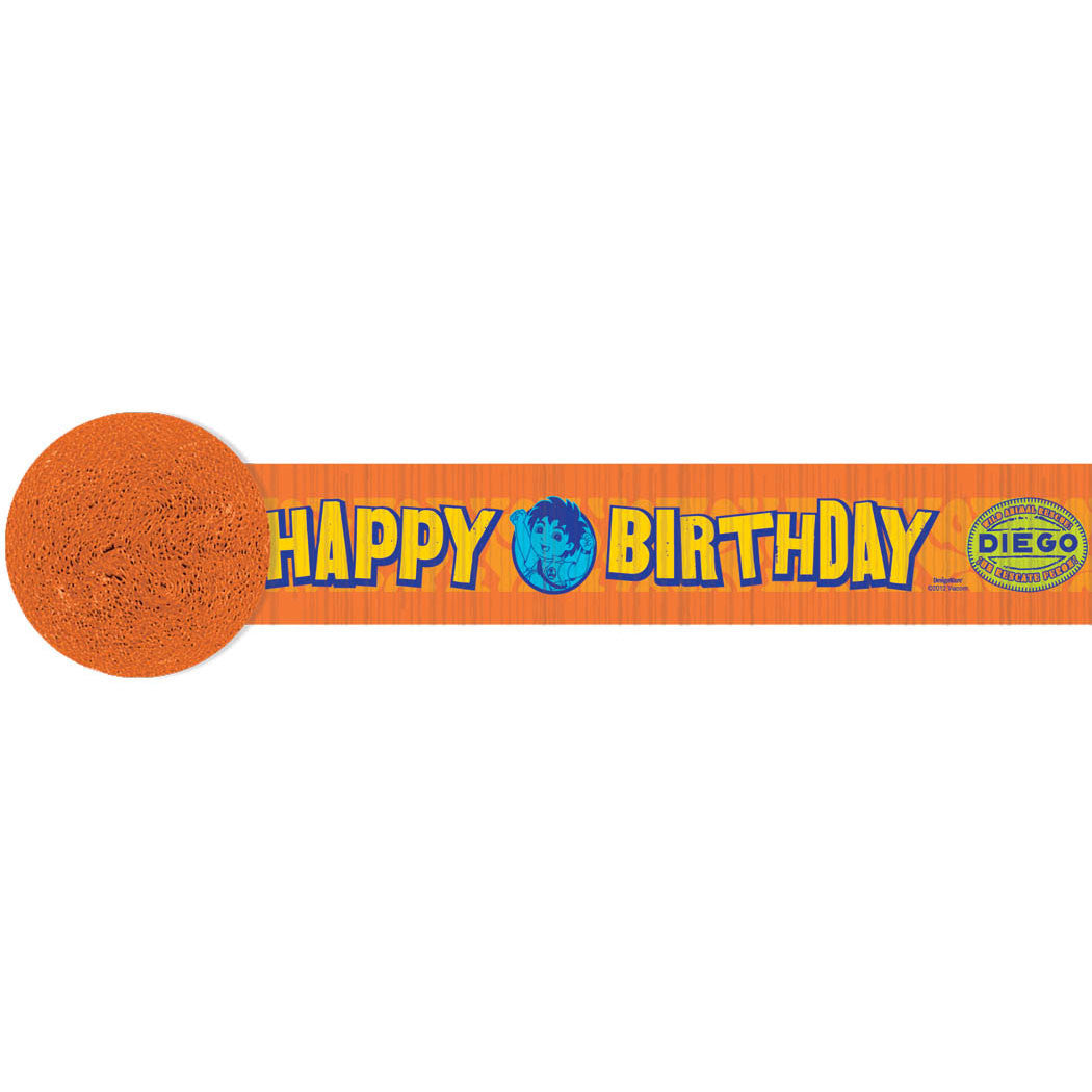 Diego's Biggest Rescue 30' Crepe Streamer